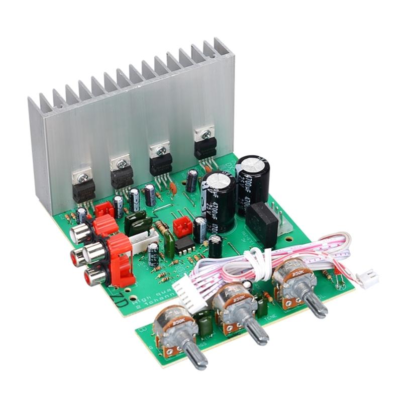 DX-418 Powerful 60W Subwoofer Amplifier Board High Powers 2.1 Channel 60Wx3 Power Amplifier Plate for  Speaker System