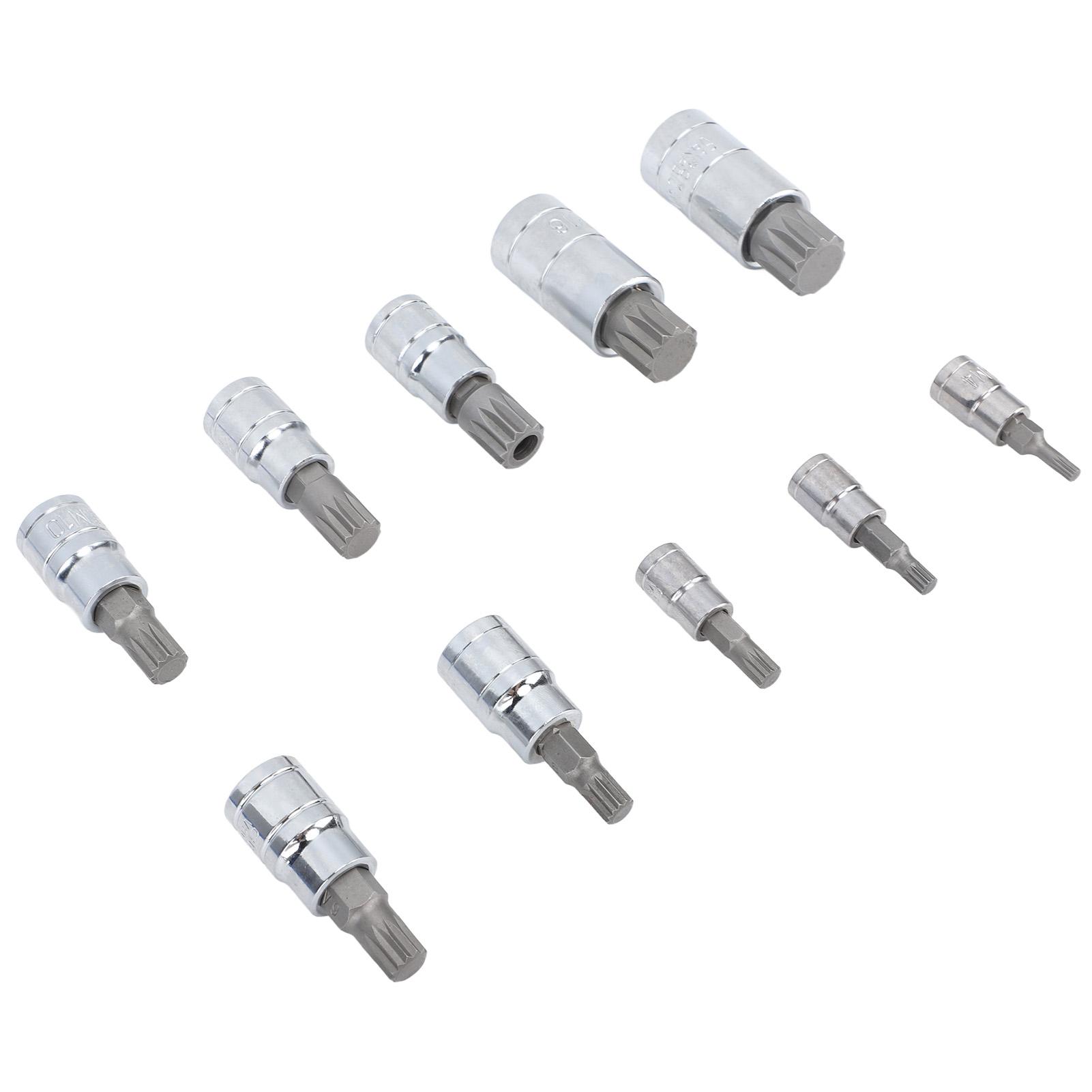 

Screwdriver Bit Socket Set Reliable Efficiency Rugged High Strength For Car and Motorcycle Repairs
