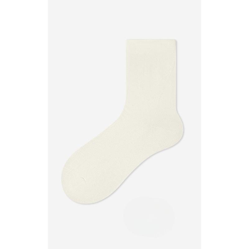 Women's Summer Cotton Socks, Mid-calf Socks, Breathable, Deodorizing, Sweat-absorbing Postpartum Socks, Anti-pilling
