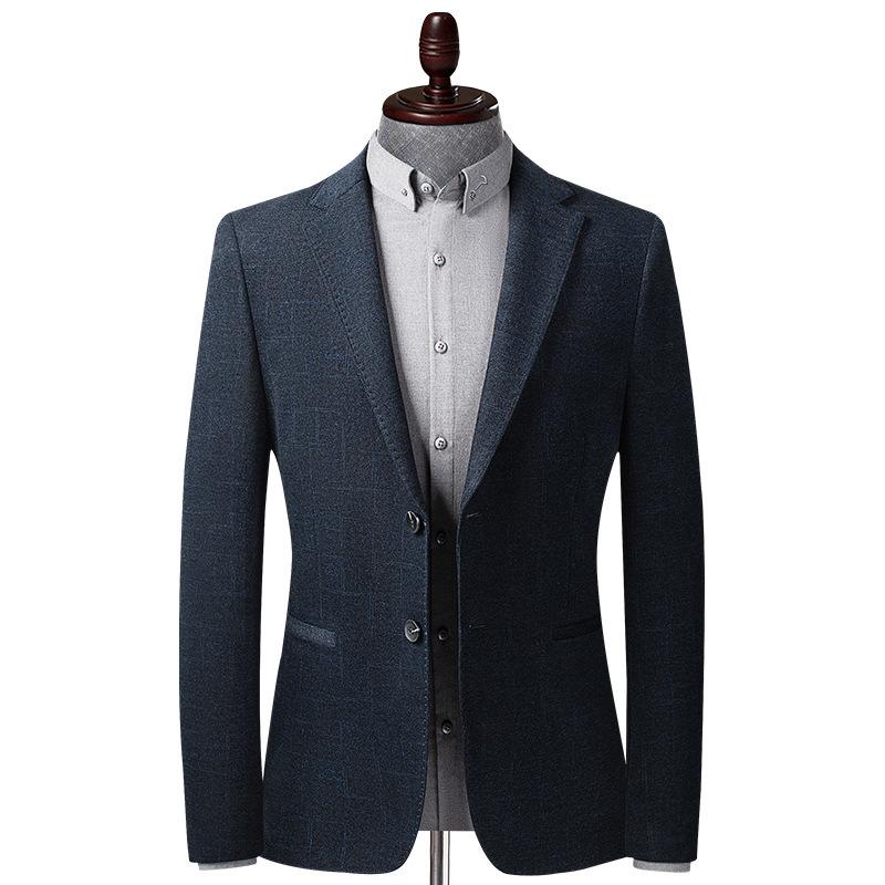 Новый осенне-зимний трикотажный эластичный костюм для молодых и средних лет Мужской — фото 3