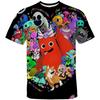 Banban Garden Pop Cartoon Pattern Tshirts 3D Print Tshirt Boy Girl Casual Game Top Adult Parent-child Clothing Cool T-shirt Y2k
