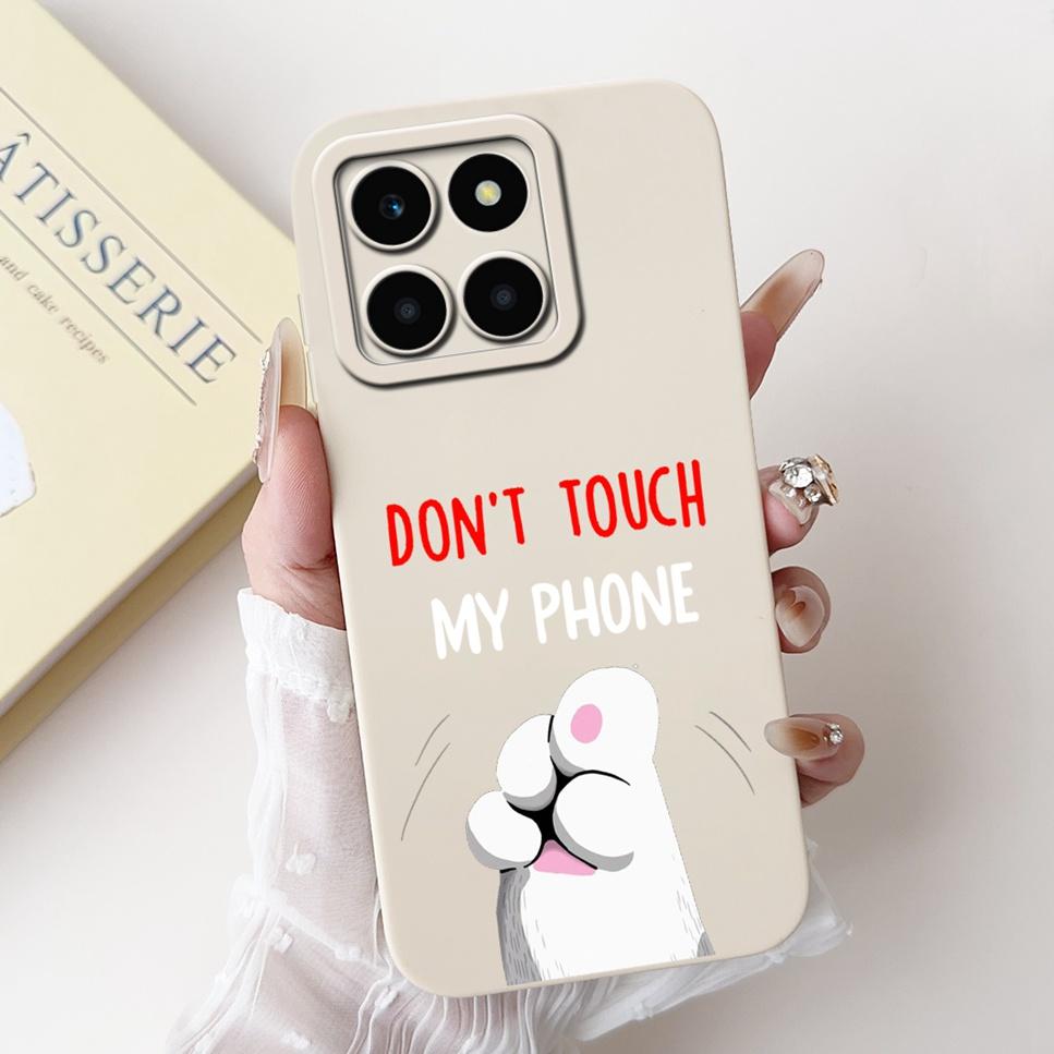 

For Honor X6a 6.56 Case Fashion Cute Animal Print Soft Silicon Back Cover For Huawei Honor X6a X6A Shockproof Phone Case Bumper Honor X6a