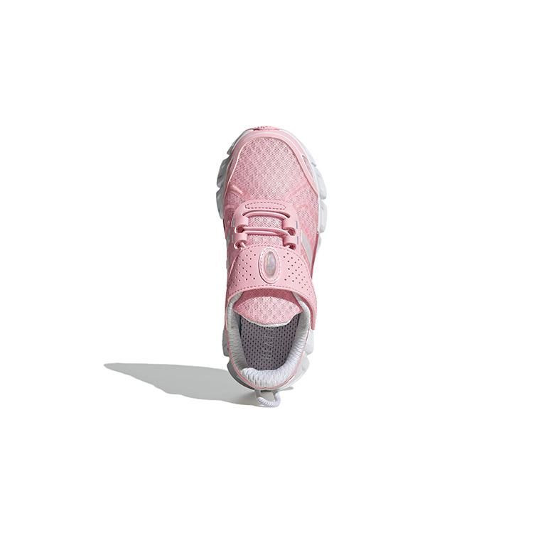 Adidas Breeze Collection Comfortable Slip Resistant Cushioning Abrasion Resistant Low top Kids' Running Shoes Pink Gray GZ4024