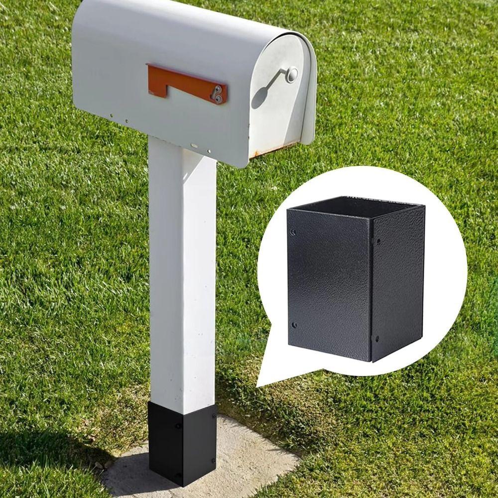 Adjustable Post Bracket Metal Post Cover Protects From Damage Post Mount  Fence Posts