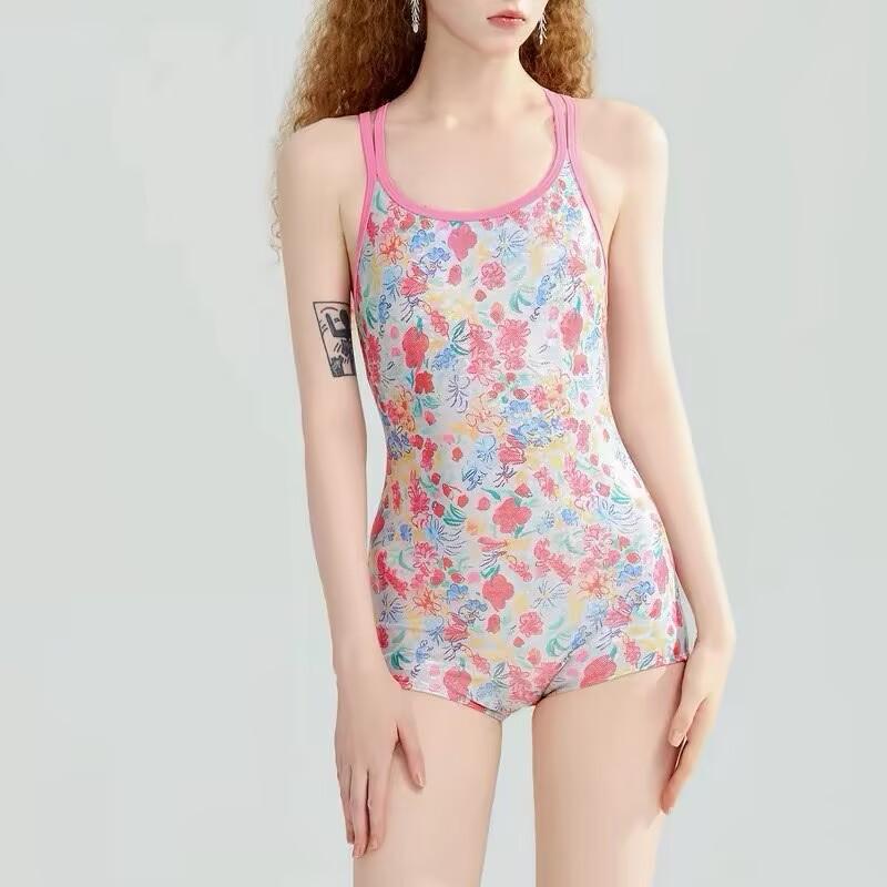 One-piece Racing Swimsuit Women's Flat-angle 1011 New Manhua Rhyme Swimming Pool Special Bath Hot Spring Beautiful Swimsuit