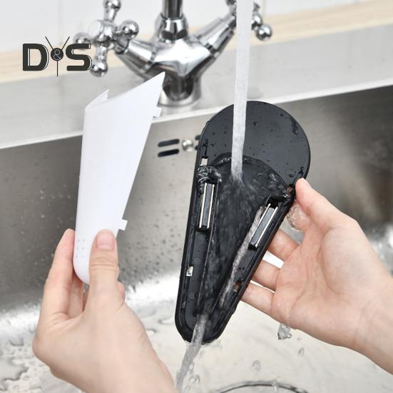 Caixa de armazenamento de cozinha durável, fácil instalação, útil, geladeira, tesoura magnética, suporte de armazenamento