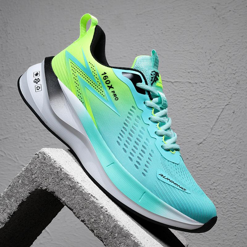 New ultra-light mesh ice silk breathable racing running shoes men's non-slip student casual sports shoes large size