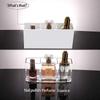 3-Fächer Acryl Make-up-Pinselhalter Organizer, Make-up-Pinselhalter Becher, Make-up-Pinsel Etui zur Aufbewahrung & Sortierung, Klar