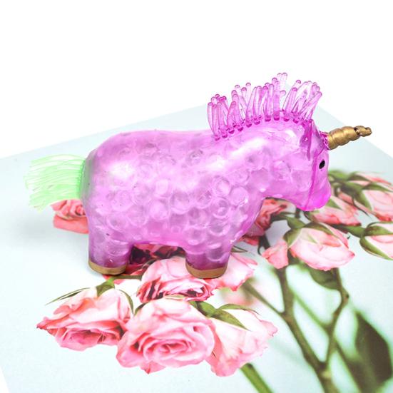 Einhorn Stressball Weiches Quetschspielzeug Sensorisches Wasserkugelspielzeug Stress