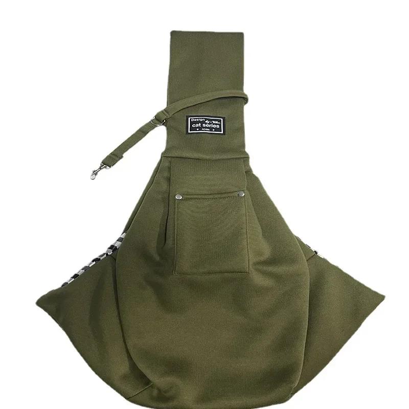 Outdoor Travel Pet Dog Carrier Bag Adjustable Single Shoulder Portable Sling Handbag Breathable Large Capacity for Cats Dogs