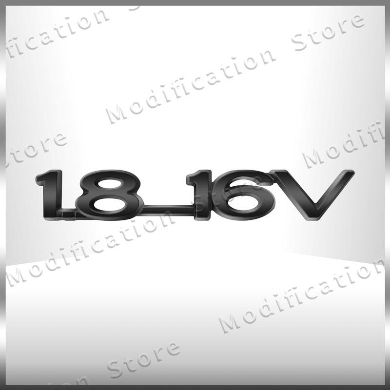 3D Chrom Metall 1.8-16V Emblem Heckklappe Heckklappe Abzeichen Aufkleber Dekor Für Opel ZAFIRA ASTRA-1.6 Optima Corsa Vectra Insignia