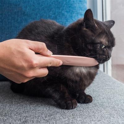 Katzenkamm, langlebig, weich, bequem, Haustierhaarentferner, Bürste, Katzenzungenform, Haustierpflegekamm, Heimtierbedarf