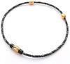 Zaoral Genesungshalskette Schwarz Gold M N72822