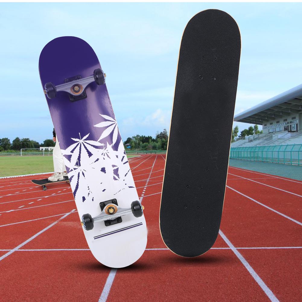 Profesionální čtyřkolový skateboard s javorovou deskou, street dance longboard