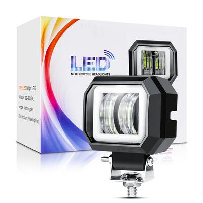 1pc 3 Inch 20w Offroad Led Work Light Waterproof 12v 24v Suv Atv Truck Motor Headlights 4x4 Car Led
