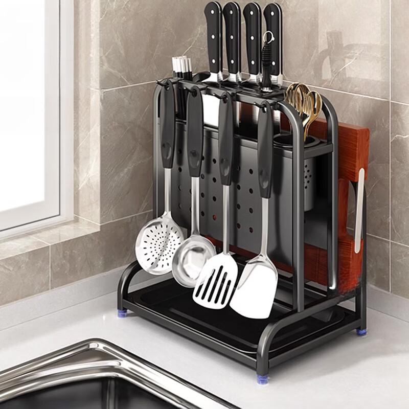 

Kitchen Knife & Utensil Wall Storage Rack
