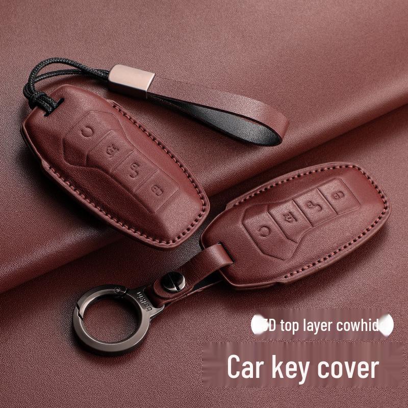Key Cover Compatible with BYD Han EV, Seagull, Dolphin, Han DMI, Yuan Plus, Song Plus DMI, Qin Plus DMI