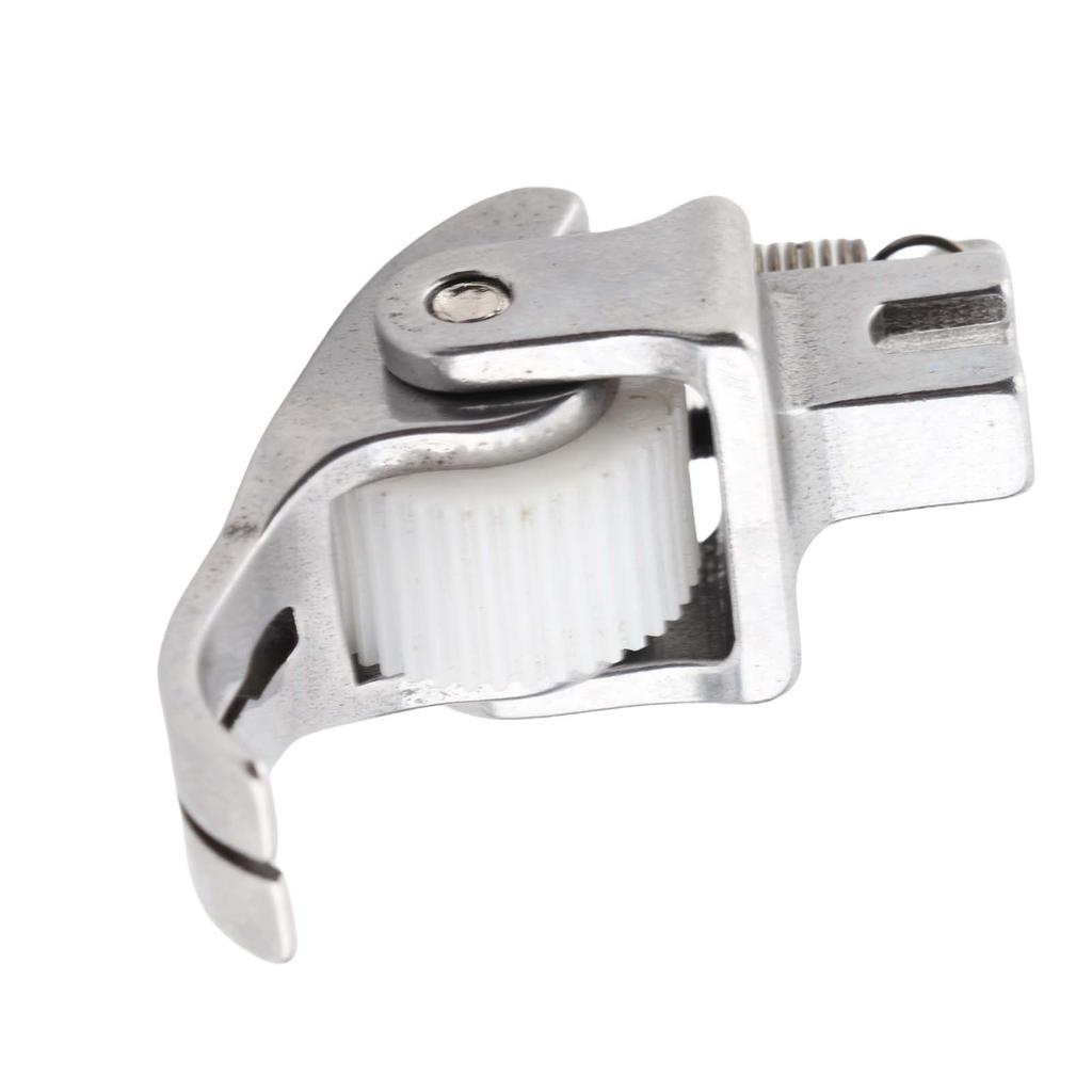 Adjustable Roller Presser Foot Sewing Machine Foot for Leather Thick Fabric Cloth