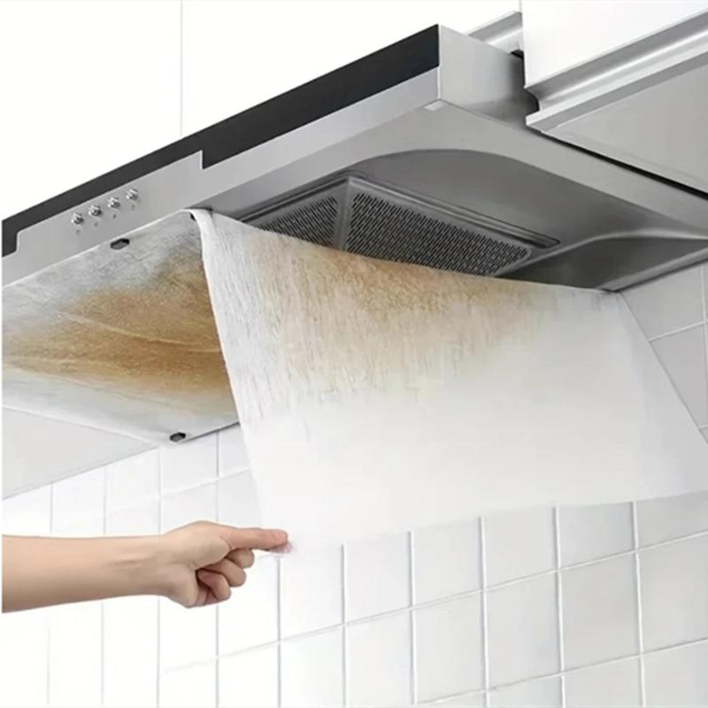 Kuchyňský odsavač par Filtr Vysoký výkon Absorpce oleje Bez kouře Univerzální střih Odolná samolepka Netkaný absorpční papír