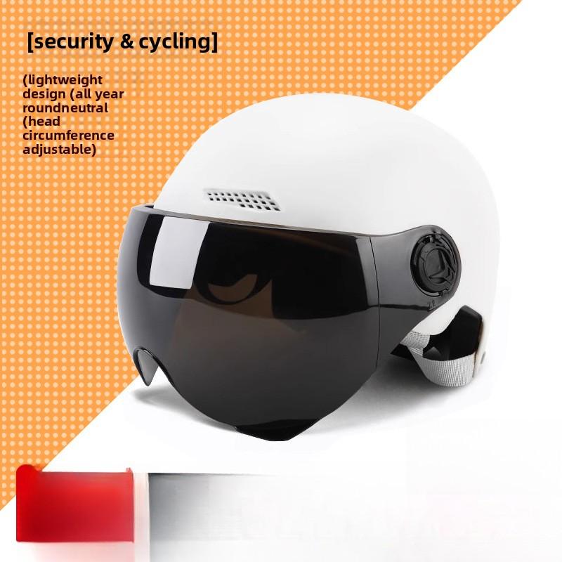 Helmet Electric Vehicle Summer Four Seasons Universal Men and Women Battery Car Safety Helmet