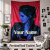 Wandbehang mit individuellem Namen & Text, Lana Del Rey Dekorationstextil für das Schlafzimmer