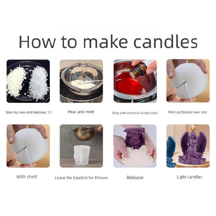 Treehouse Silicones Mould Christmas Candle Silicone Mold Easy Demolding For Candle Soap Chocolate Holiday Decoration