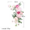 Artificial Flower Swag Handmade Centerpiece Garland for Reception Wall Party