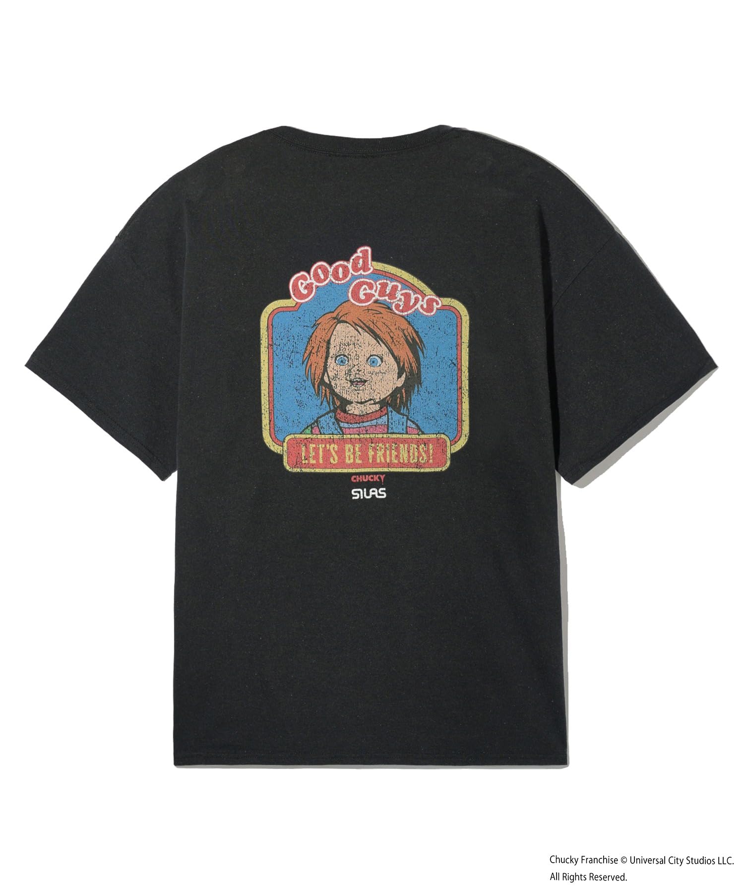 

Футболка Casual x CHUCKY LETS BE FRIENDS ЧЕРНАЯ [Cyrus] S/S Мужская чёрный