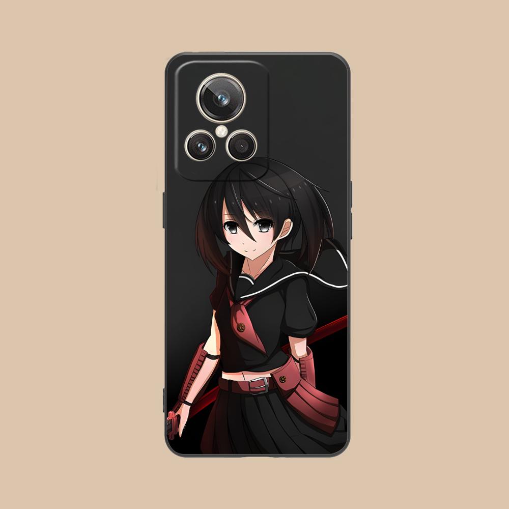 Akame Kurome Matte TPU Mobile Phone Case for Realme 15 14 13 12 11 10 9 Pro Plus T i Lite 5G Colorful Printing Cover