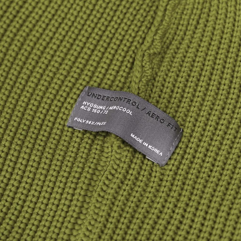 UNDERCONTROL AeroCool Summer Beanie Free Size Cooling Unisex Plain Skull Hat Cap Made in Korea One Size green