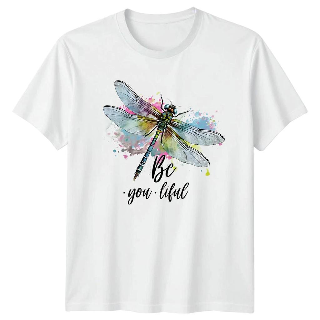 Be You Tiful Womens T-Shirt Dragonfly Art Nature Gift For Her