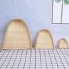 Handwoven Handmade Knitted Tasteless Kitchen Supplies Bamboo Basket Vegetable Storage Tray Dustpans