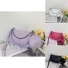 Trendy Black Small Square Bag For Women Stylish Minimalist Crossbody Retro Purse