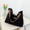 Chic Canvas Quilted Tote Bag for Women Large Capacity Commuter Shoulder Crossbody Bag