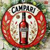 Vintage Round Wall Sign Capri 8 Inch Retro Metal Aluminum Plaque Classic Home Bar Pub Decor