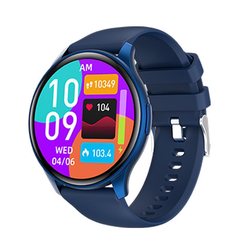 Temu Smartwatch ZW60: Herzfrequenz, Gesundheitsmonitor, Bluetooth-Anruf, runder Bildschirm, Fitnessarmband für Damen
