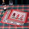 Cute Faceless Old Man Placemat Insulation Mat Christmas Placemat Atmosphere Decoration Props Supplies
