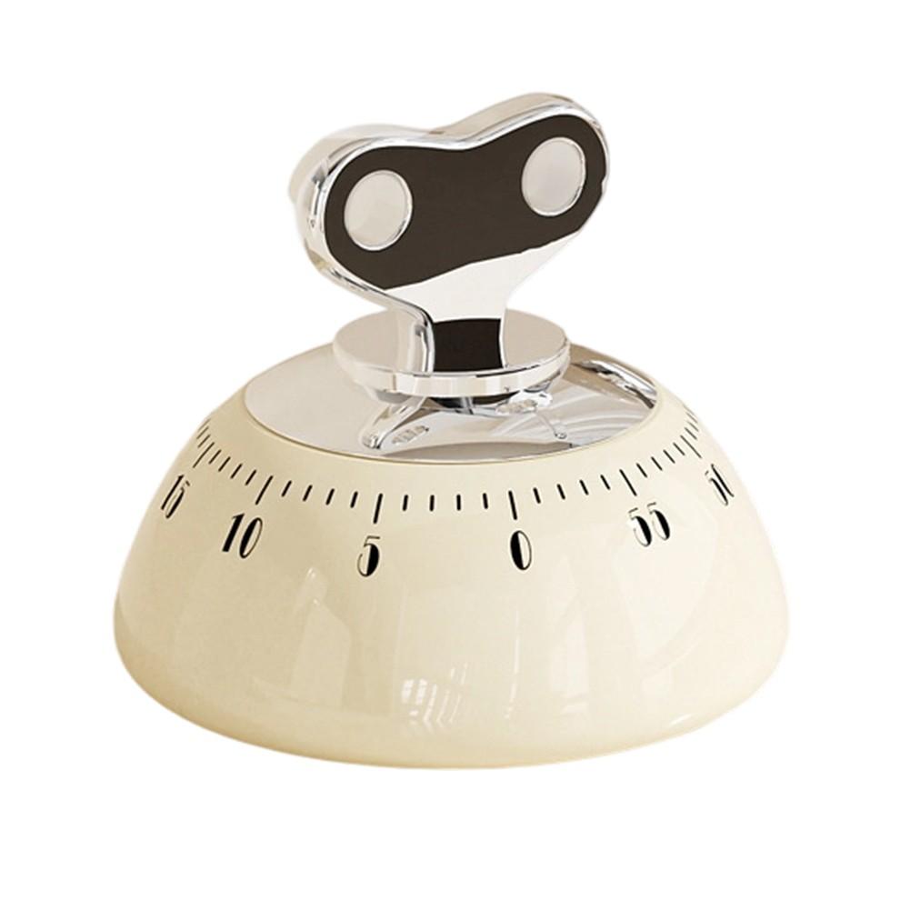 Compact Design Countdown Timer Kitchen Timer Time Management Tool White