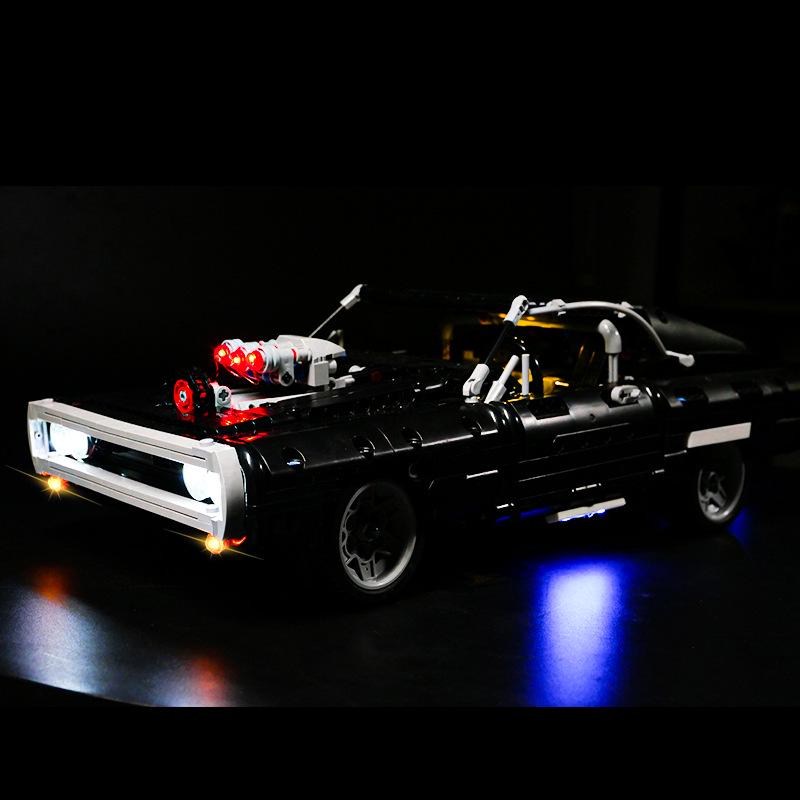 LED Light Kit for Lego Dodge Charger 42111 Fast & Furious Model