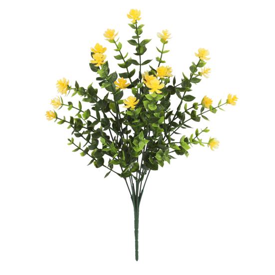 

Искусственный букет камелий Реалистичные искусственные цветки камелий Пучок искусственных цветов для декора обеденного стола, дома, офиса, свадебной вечеринки A жёлтый