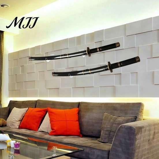Acrylic Swords Holder Rack Wall Mounted Stand, Transparent Display Horizontal Holder, Stand Hanger with Screws and Expansion Tubes for