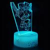 Minecraft Creeper 16 Led 3D Night Light For Kids + Remote Control