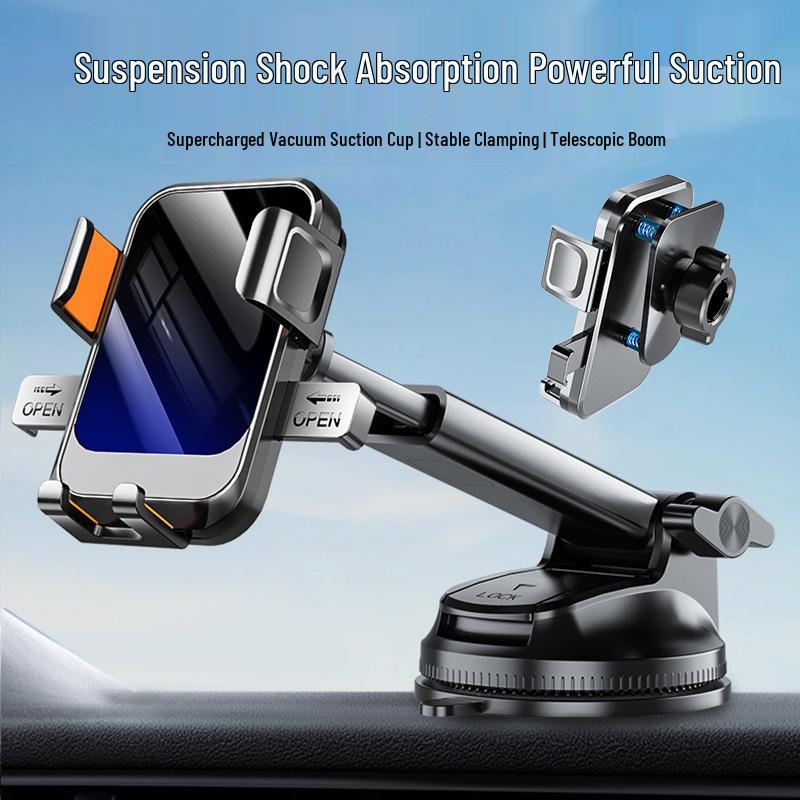 Gradient Color Off-road Vehicle Phone Holder with Multifunctional Navigation and Suction Cup for Horizontal Screen