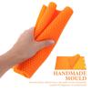 Beeswax Sheet DIY Mold Smooth Non-Stick Silicone Honeycomb Press Embosser for Homemade Candles Crafting Equipment