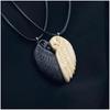 Deer Pendant Wooden Owl Pendant Necklace Lucky Matching Necklace New Couple Necklace