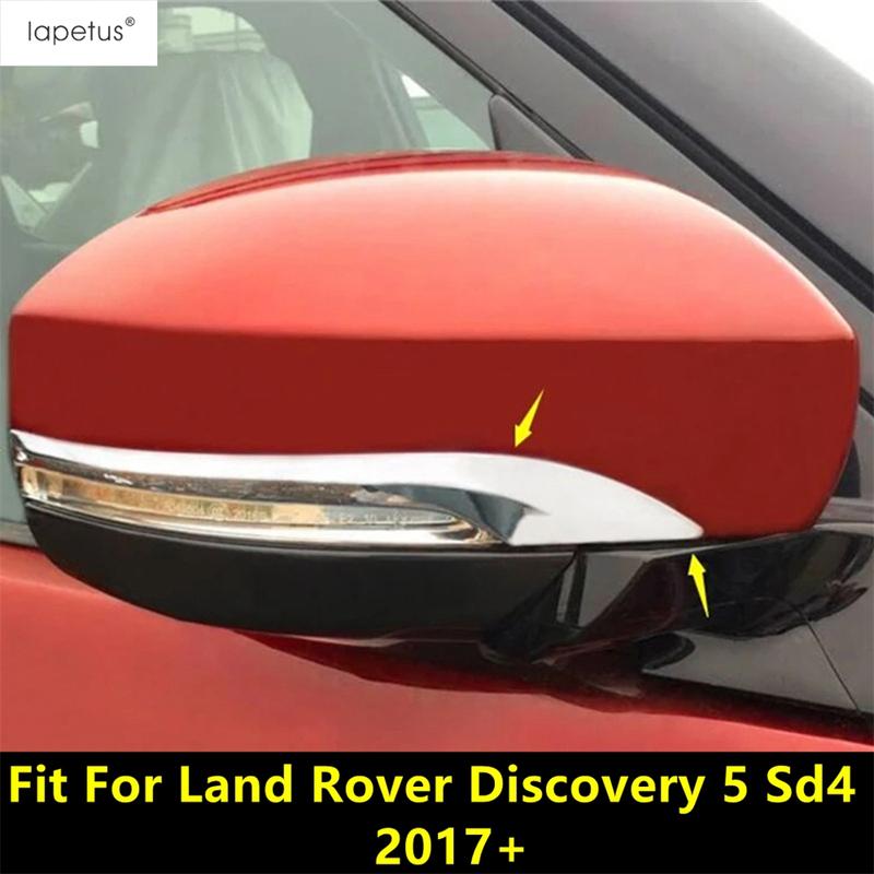 For Land Rover Discovery 5 Sd4 2017 - Rearview Mirror Strip Molding Decoration Protection Cover Trim ABS Chrome Accessories
