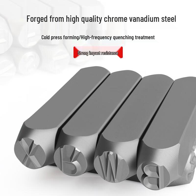 Steel Number Punch Set