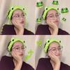 Creative Funny Hair Accessories Wide-brimmed Frog Elastic Hair Hoop Headband Headwear