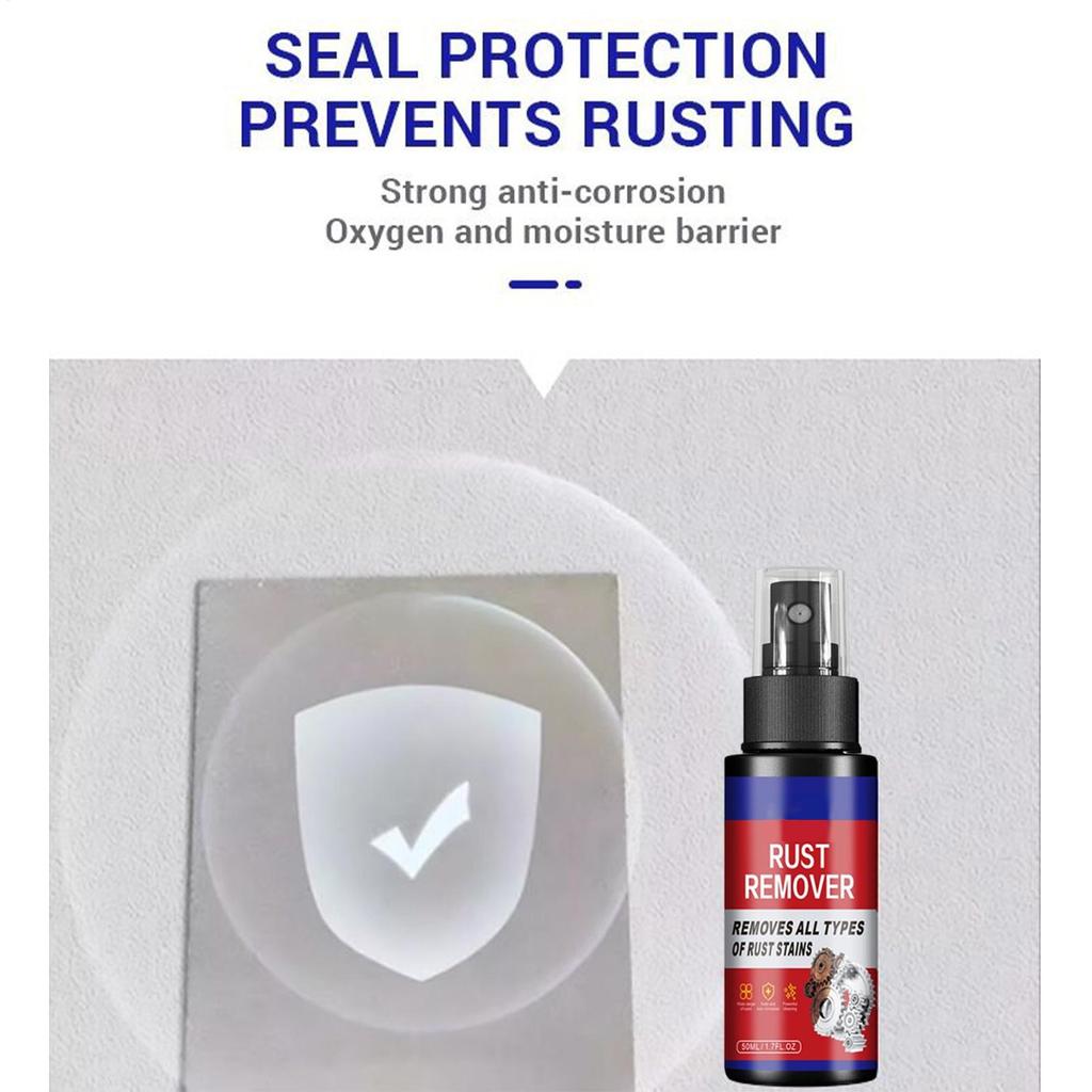 Car Rust Remover Detailing Car Rust Dissolver Spray Heavy Duty Auto Polishing Cleaner For Stainless Steel Equipment Machinery