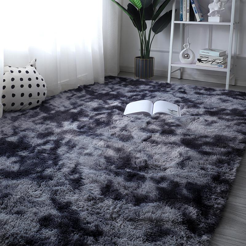 White Fluffy Carpet Plush Carpets Living Room Decoration Thicken Bedroom Bedside Mats Non-Slip Children'S Room Soft Large Rugs